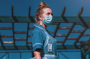 Nurse wearing mask