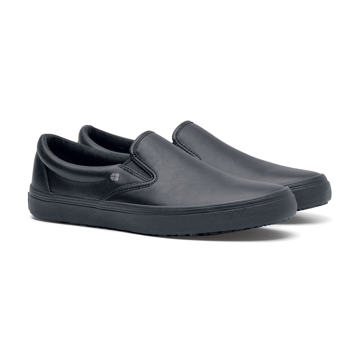 White leather slip resistant shoes on sale